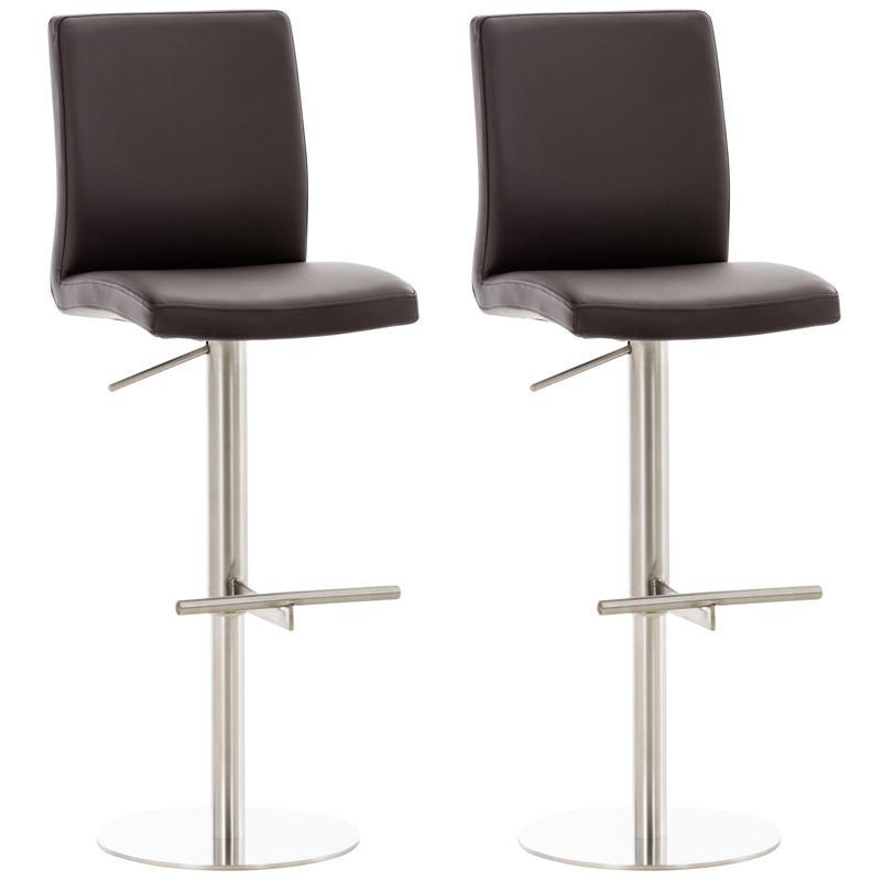 Deluke Barhocker Braun 40x93x49 cm