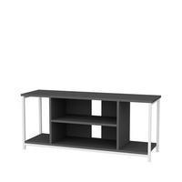 TV-ELEMENT Rinaldo Weiß-Anthrazit - Anthrazit/Weiß, Holzwerkstoff (120/51/35cm) - Decorotika