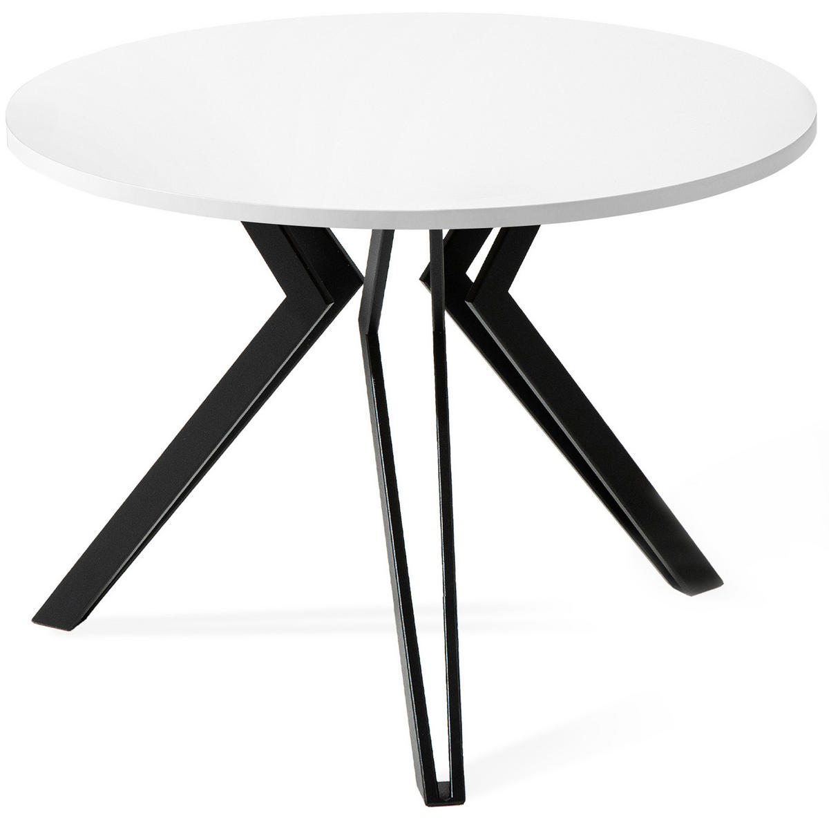 COUCHTISCH TETRO Kaffeetisch - Weiß, Holzwerkstoff/Metall (65/65/51cm) - KONSIMO®