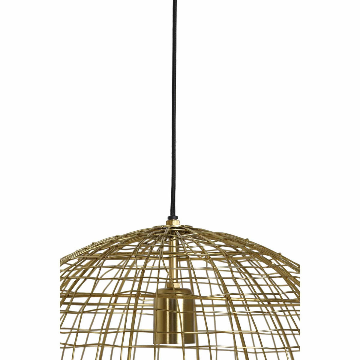 HÄNGELAMPE Mirana Gold Ø46/43 cm - Goldfarben, Metall (46/46/43cm) - Light & Living