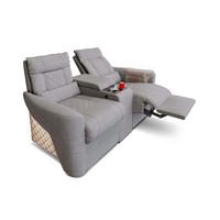 KINOSESSEL Kinosessel Relax Macchiato - Graubraun, Kunststoff (190/94/92cm)