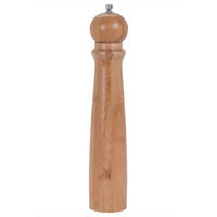 BAMBUS-PFEFFERMÜHLE Basic Braun 6/6/31 cm Holz - Braun, Holz (6/31/6cm) - Mondex
