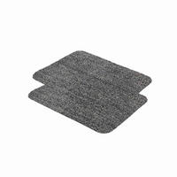FUSSMATTE WASCHBAR ENTRA 2ER SET - Anthrazit, Textil (60/75cm) - Astra