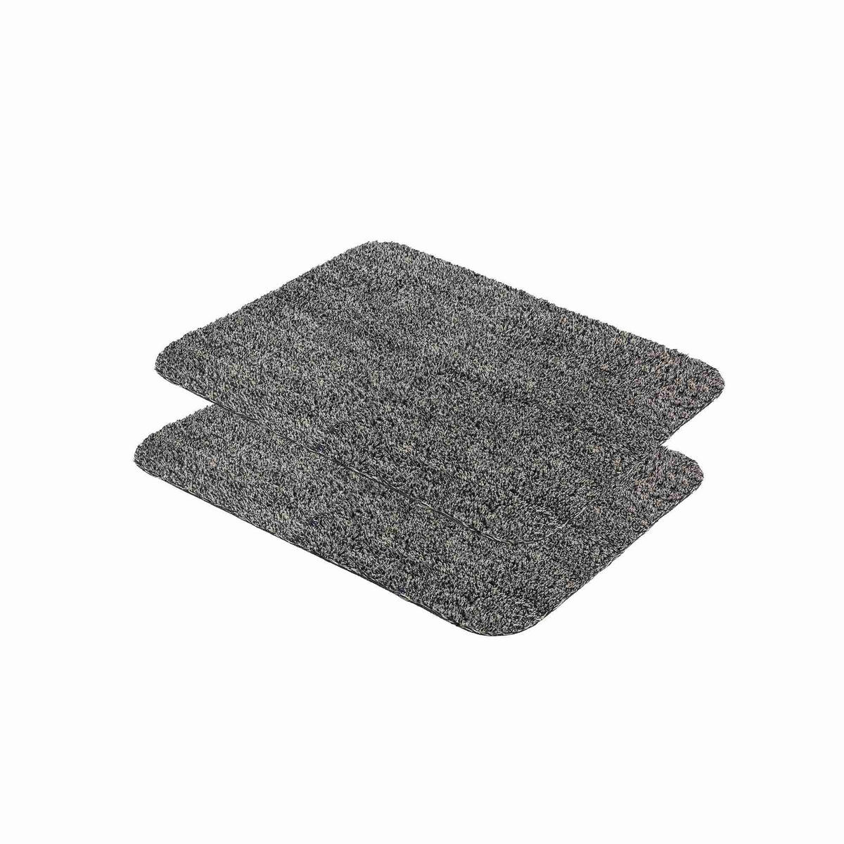 FUSSMATTE WASCHBAR ENTRA 2ER SET - Anthrazit, Textil (60/75cm) - Astra