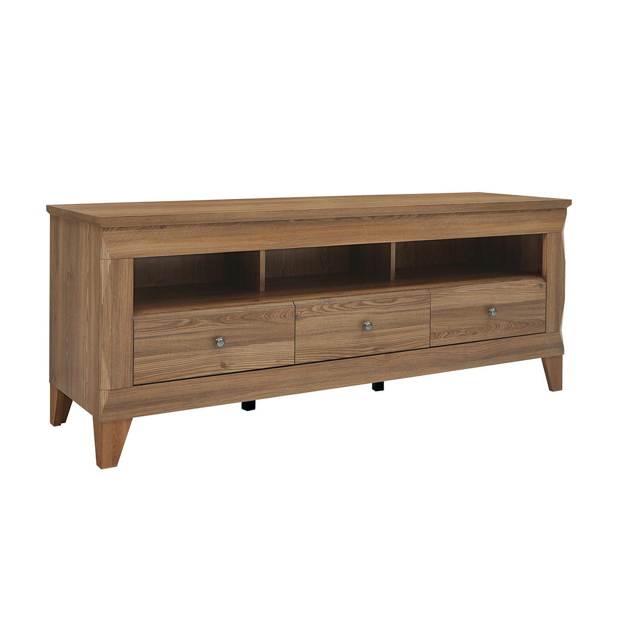TV STOLÍK Raya Drevo - hnedá, kompozitné drevo (156/64/47cm) - Petits-meubles
