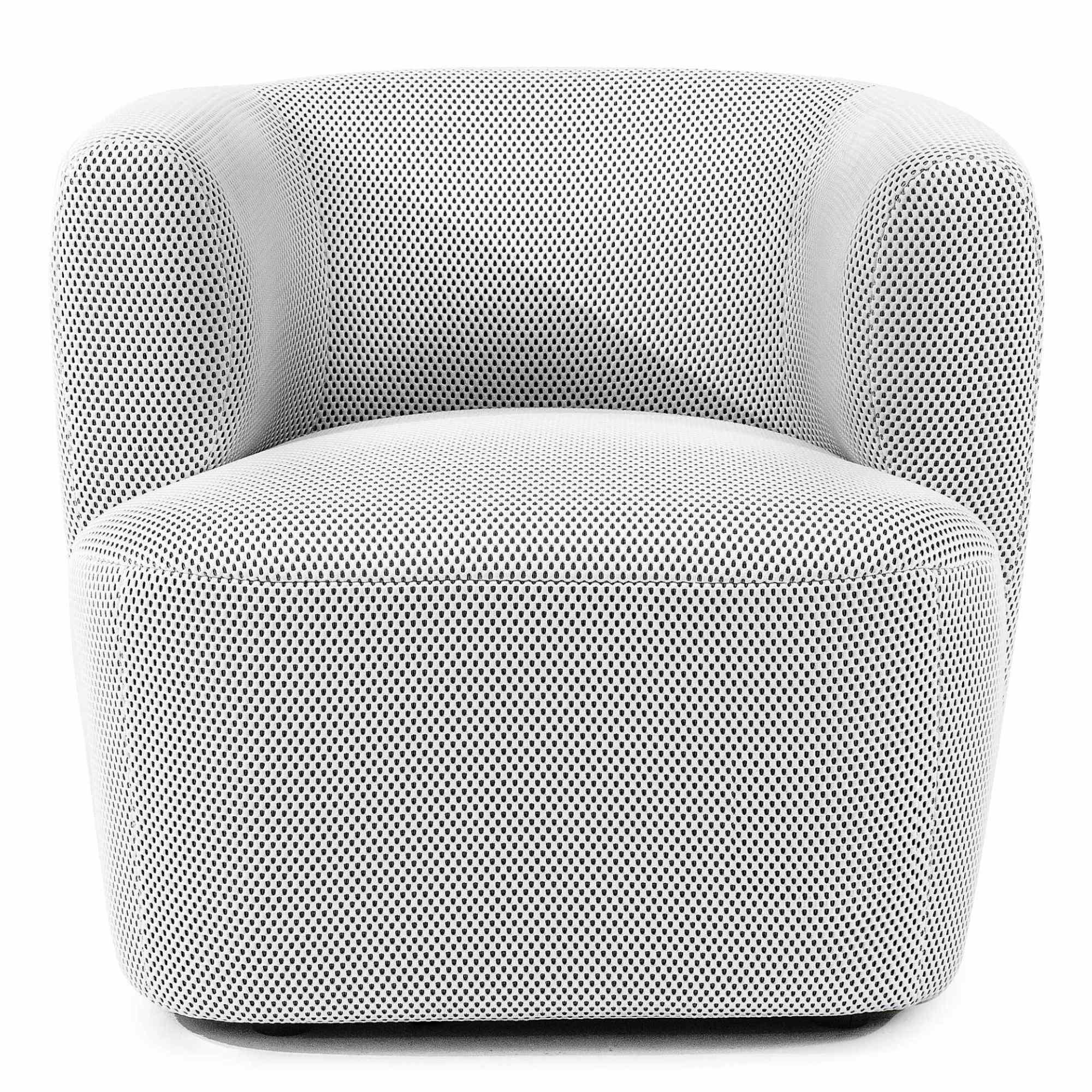 EINZELSESSEL PEBROS ,Weiß - Weiß, Holz/Textil (75/68/70cm) - KONSIMO®