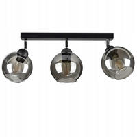 DECKENLEUCHTE HAGEN - Schwarz, Glas/Metall (15/60/21cm) - kiki design