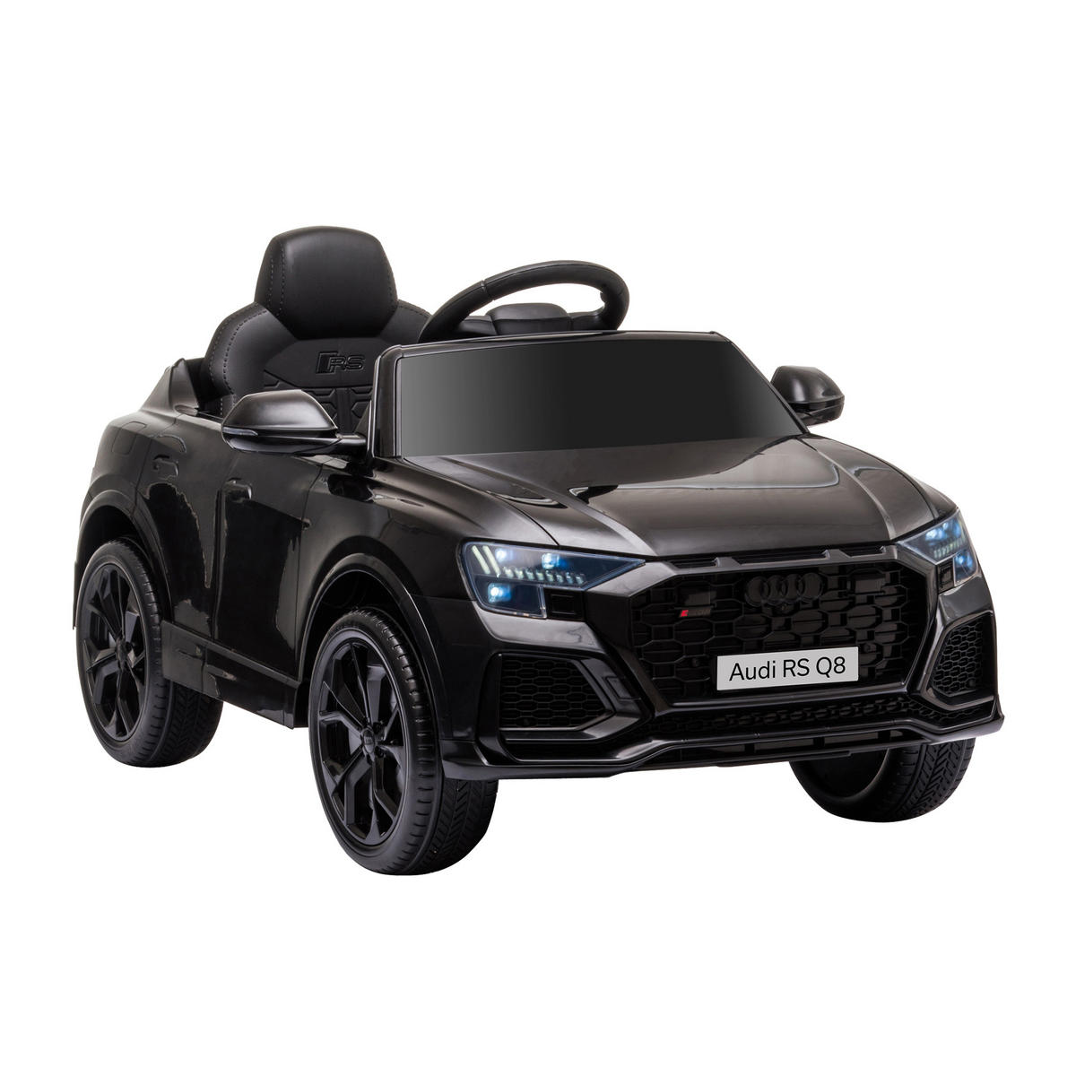 ELEKTRO-KINDERAUTO DE-13046 Bluetooth Schwarz - Schwarz, Kunststoff (101/62/51cm) - ComfortXL