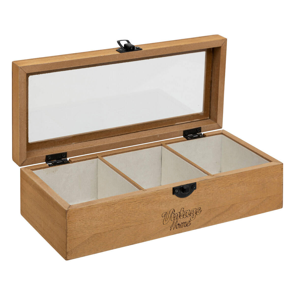 SCHMUCKKÄSTCHEN Be Vintage 25/6,8/10,5 cm - Braun, Holzwerkstoff (6.8/10.5/25cm) - Atmosphera Createur d´interieur