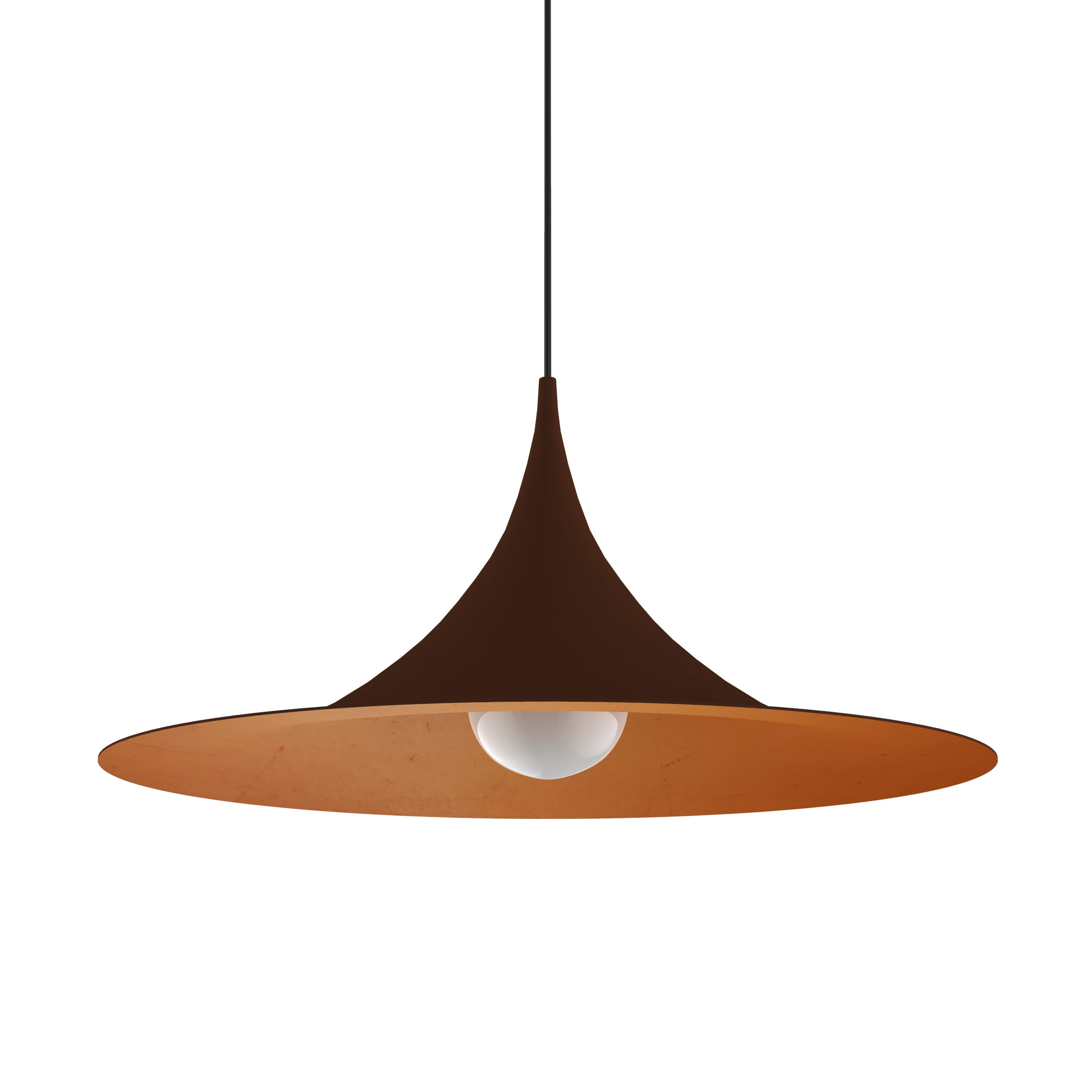 HÄNGELEUCHTE - Braun, Metall (57/57/27cm) - Lumicom
