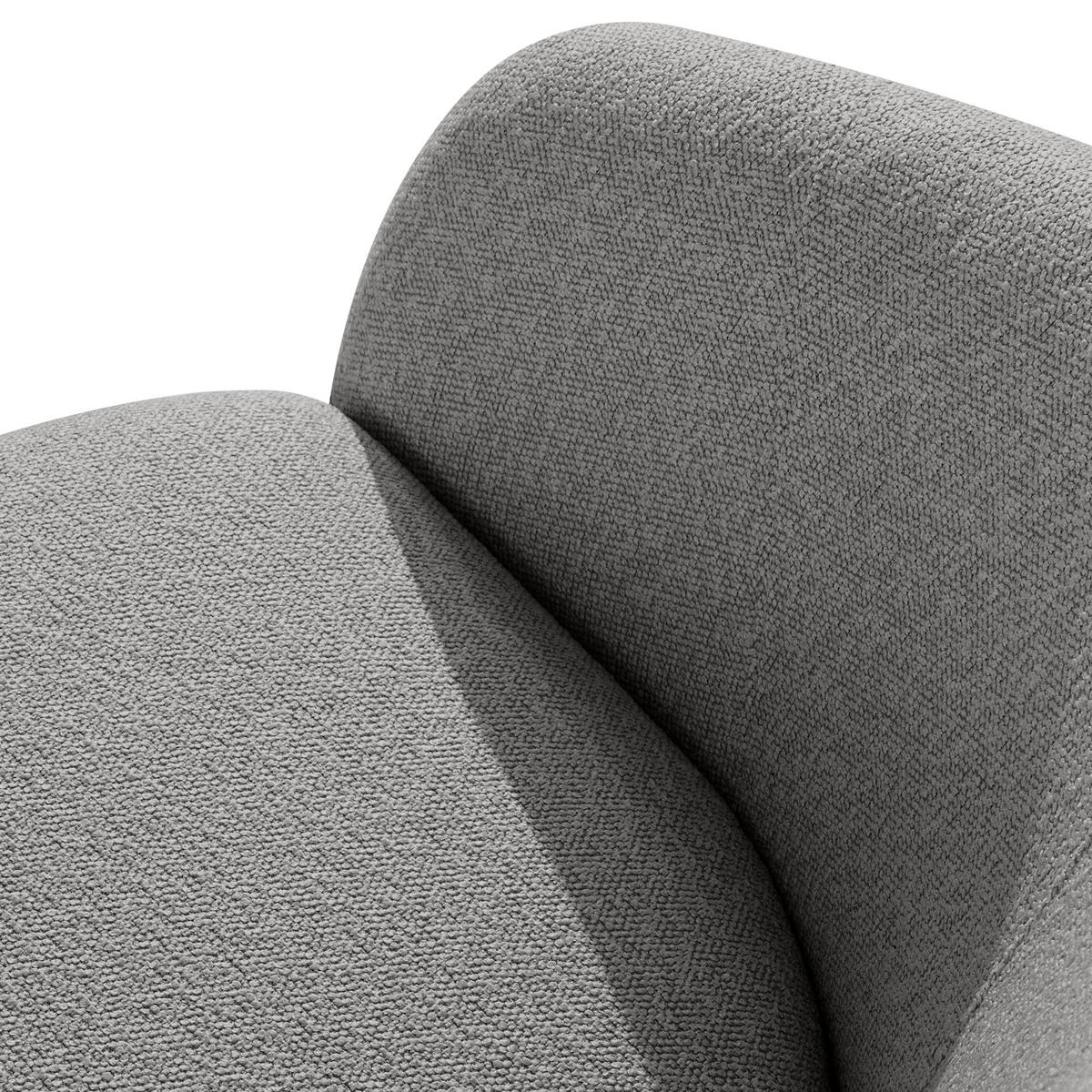 GARTENSOFA SOLIS - Grau, Textil/Metall (118/76/66cm) - KONSIMO®
