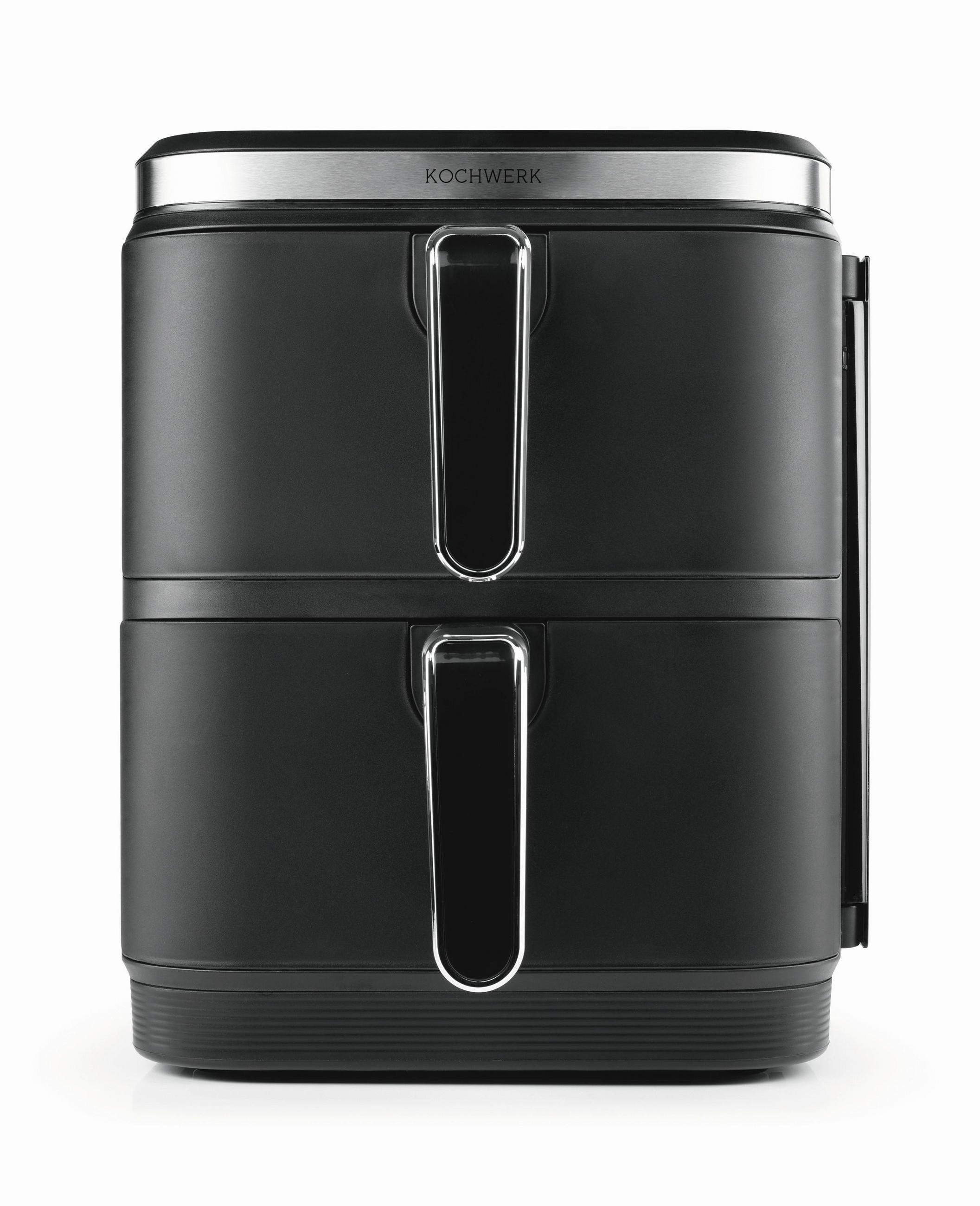 HEISSLUFTFRITTEUSE Kochwerk Schwarz max. 2800 Watt - Schwarz, Metall (38.7/30.3/31.9cm) - Sonstige