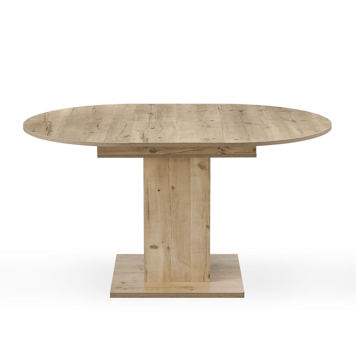 ESSTISCH WIM 100-140/100/74 cm - Sandfarben/Eiche San Remo, Holzwerkstoff (100/100/74cm) - B&D Home