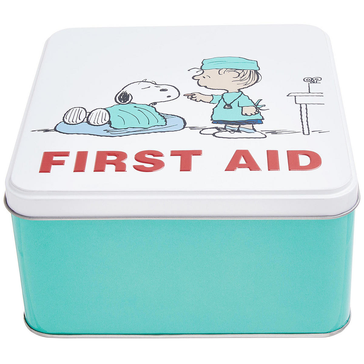 AUFBEWAHRUNGSDOSE (6er Set) Peanuts - Weiß, Metall (18/9/18cm) - Butlers