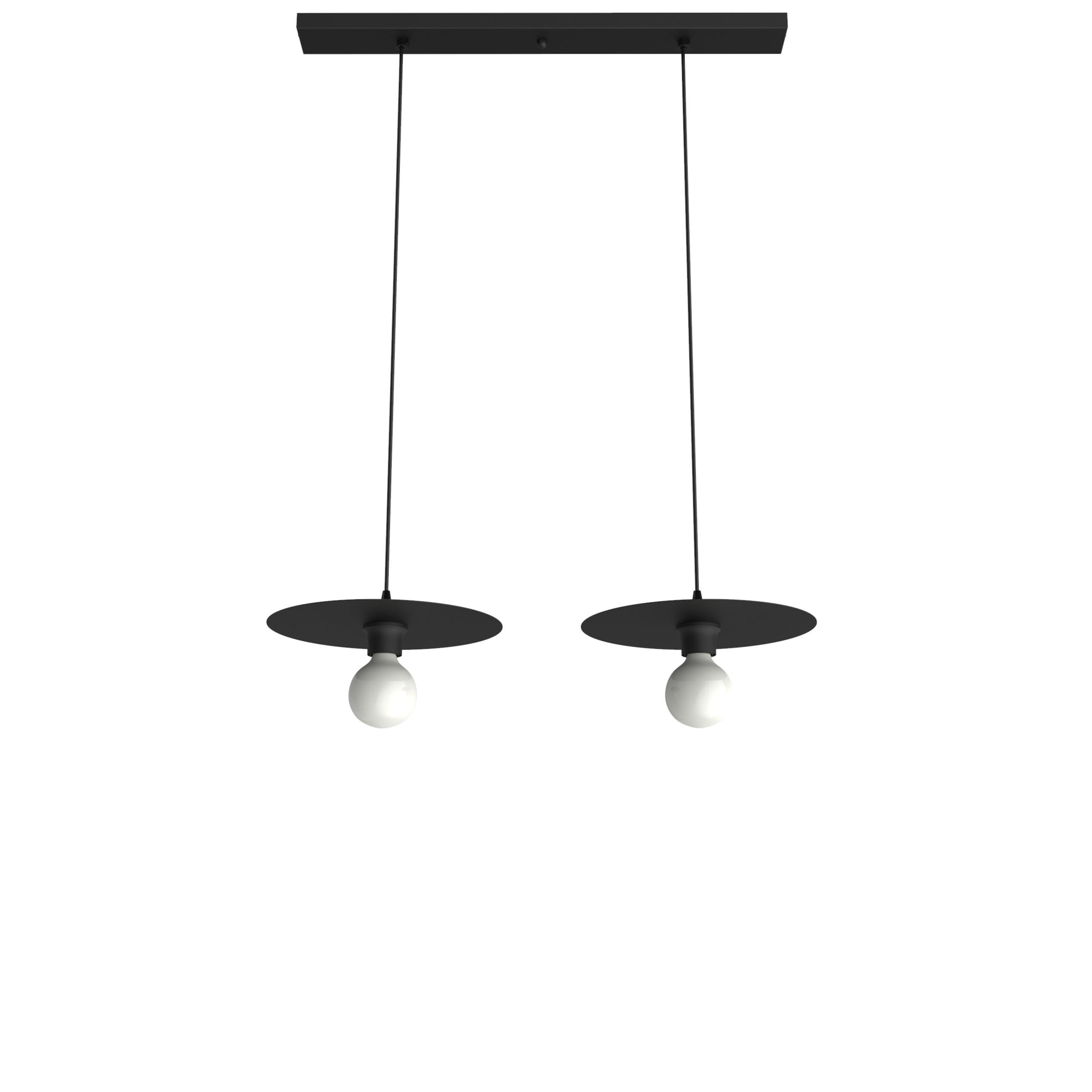 HÄNGELEUCHTE - Schwarz, Metall (30/30/7cm) - Lumicom