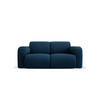 SOFA Molino aus strukturiertem Stoff königsblau 2 Sitzplätze - Blau, Textil (95/72/170cm) - Micadoni
