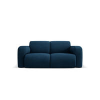 SOFA Molino aus strukturiertem Stoff königsblau 2 Sitzplätze - Blau, Textil (95/72/170cm) - Micadoni