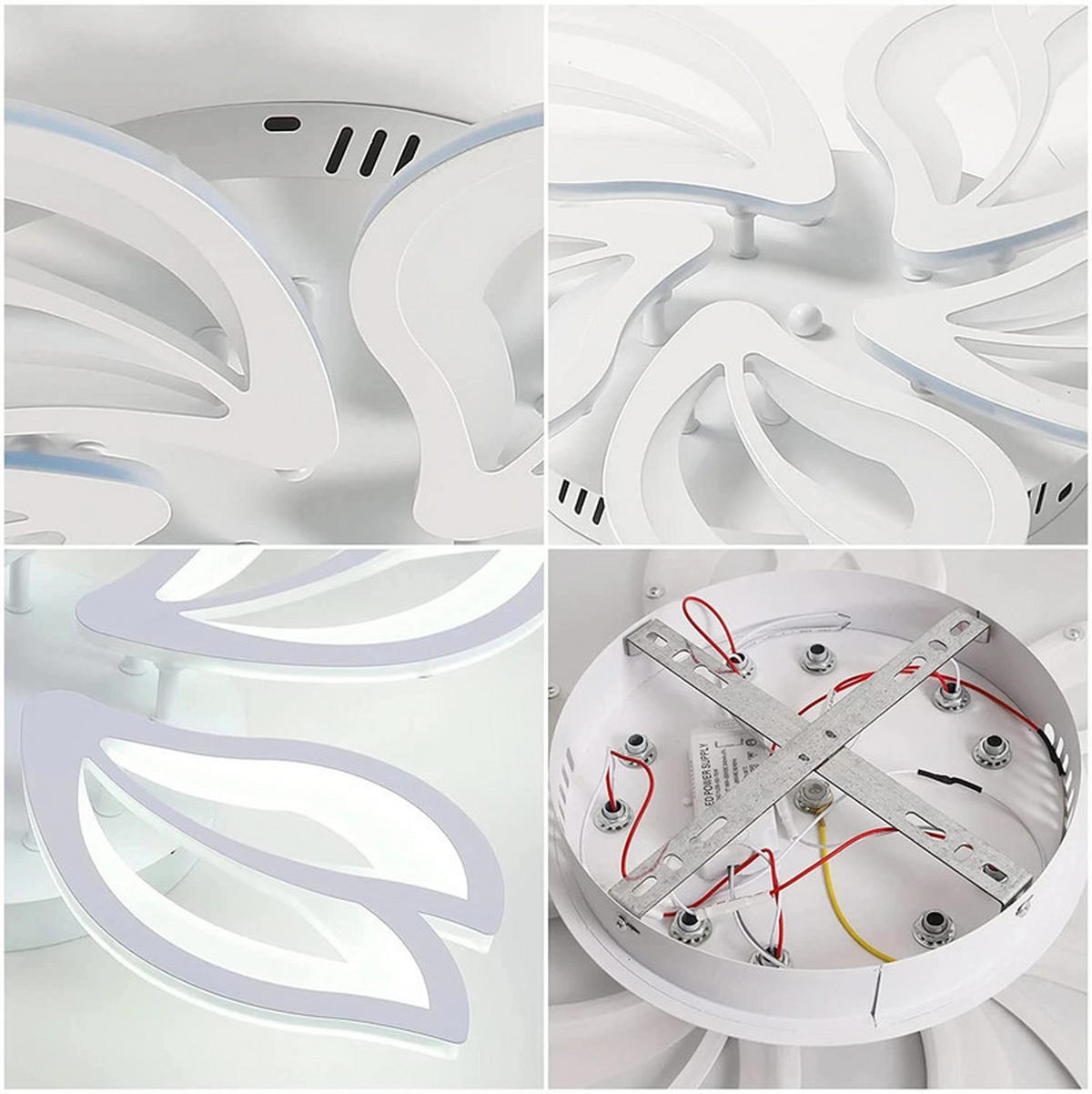 LED-DECKENLEUCHTE 58/8 cm - Weiß, Kunststoff (58/58/8cm) - Coonoor