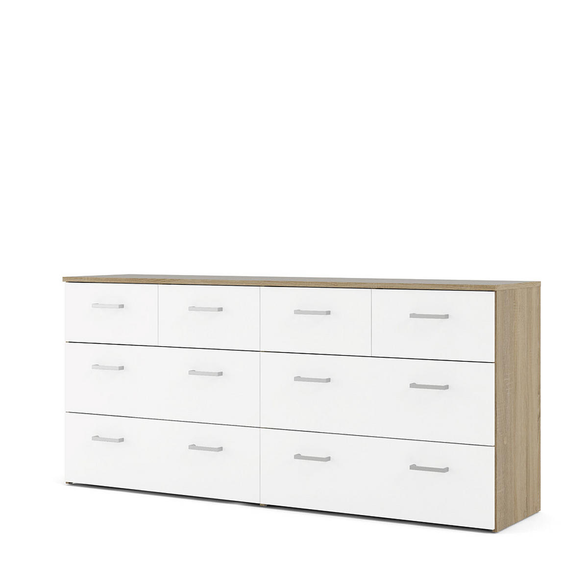 KOMMODE Eiche Dekor - Eiche Wotan, Holzwerkstoff (147/67/36cm) - ebuy24