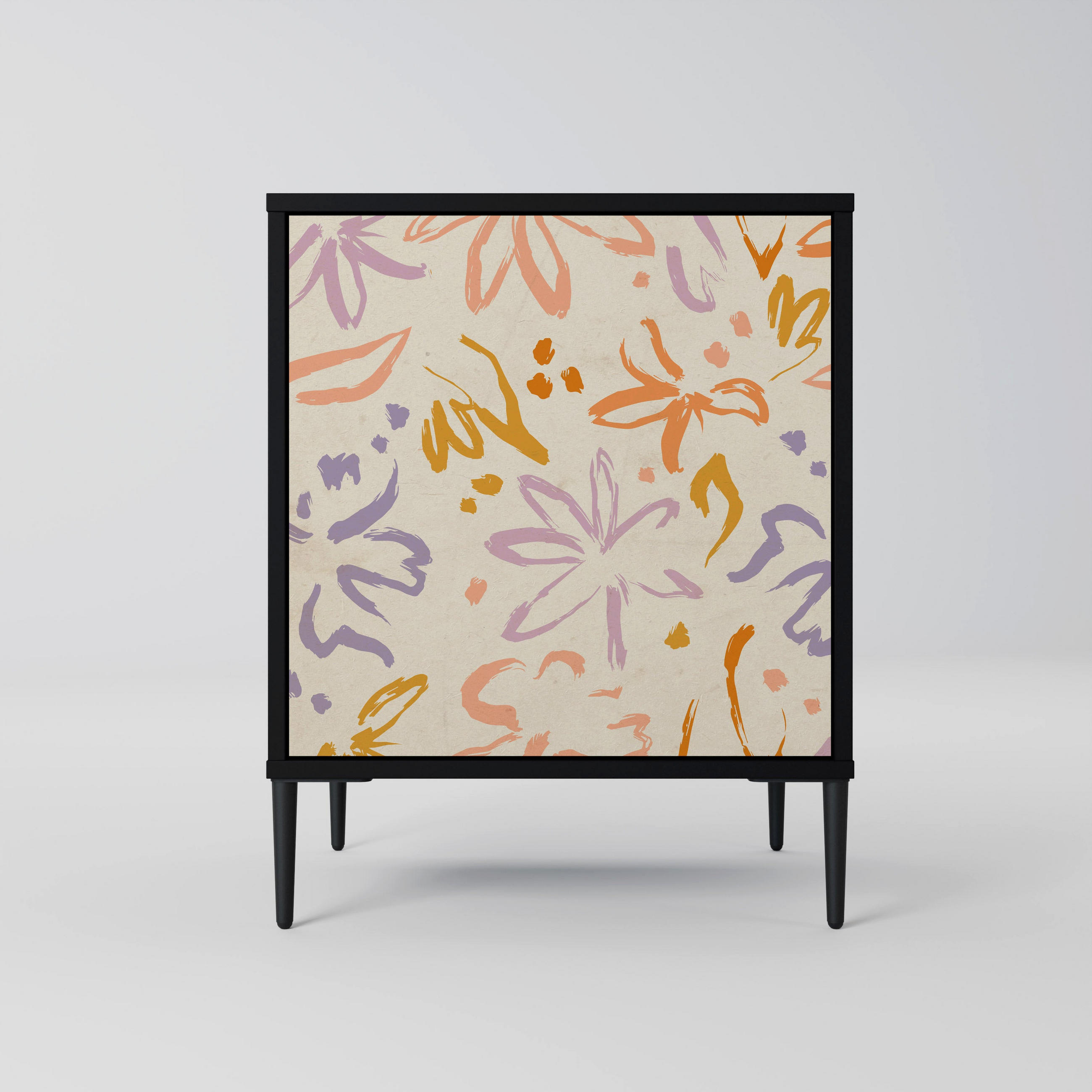 SpaceRebels Sideboard Schwarz 57.5x72.5x42 cm