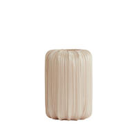 LAMPENSCHIRM Farol Weiß Ø20/28 cm - Weiß, Textil (20/20/28cm) - Light & Living
