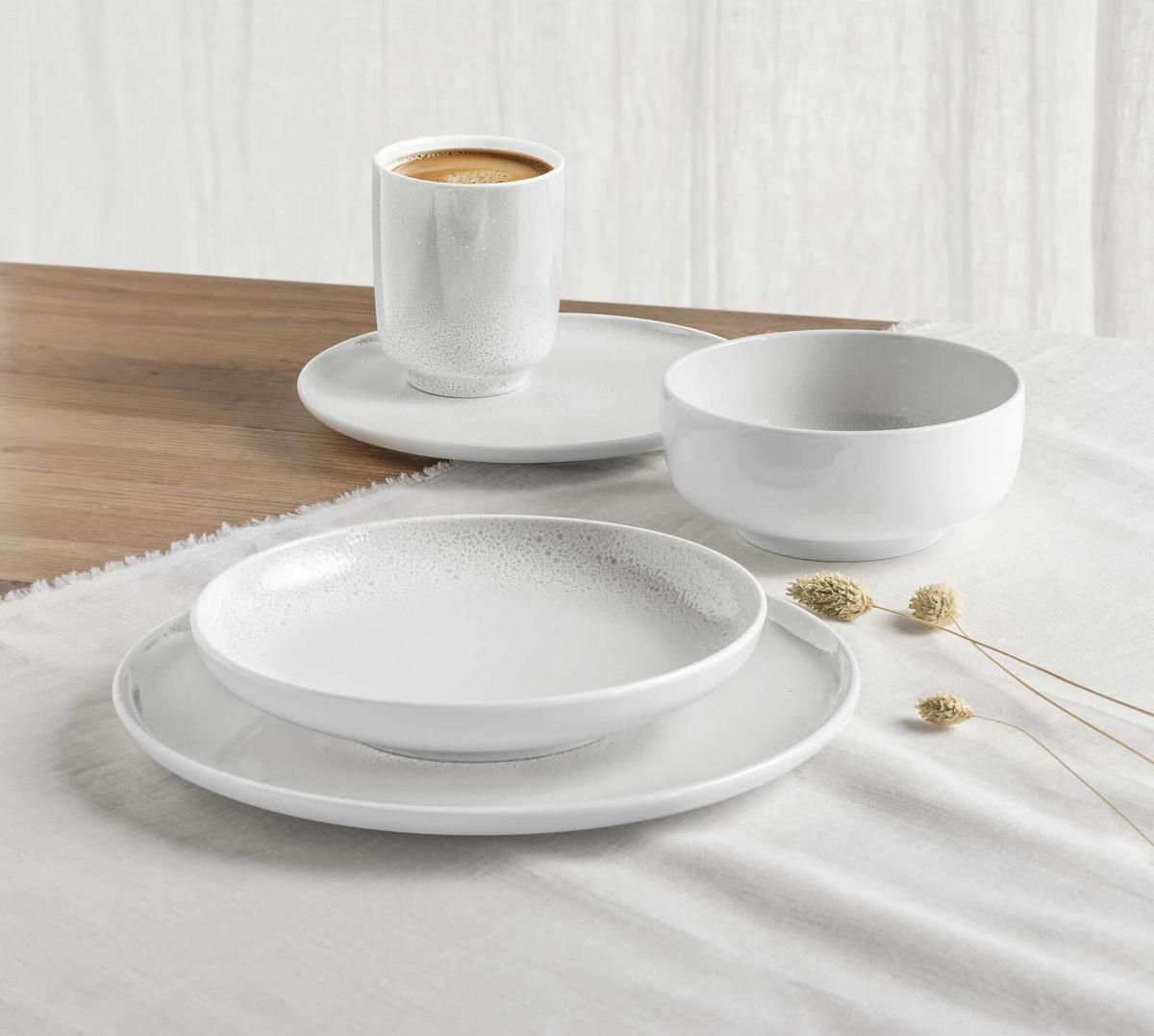 HENKELBECHER Sento Home weiß 400 ml 6er Set - Weiß, Keramik (0.4L) - Seltmann Weiden