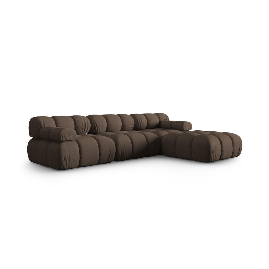 Thumbnail - Micadoni Sofa, Braun, Textil, 4-Sitzer, 188x70x282 cm, Hergestellt in Europa, Oeko-Tex®, Wohnzimmer, Sofas & Couches, So...