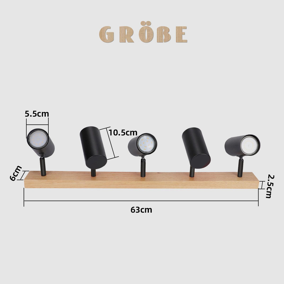 WANDLEUCHTE Maruffi - Schwarz, Metall (63/14.3/10.5cm) - Nettlife