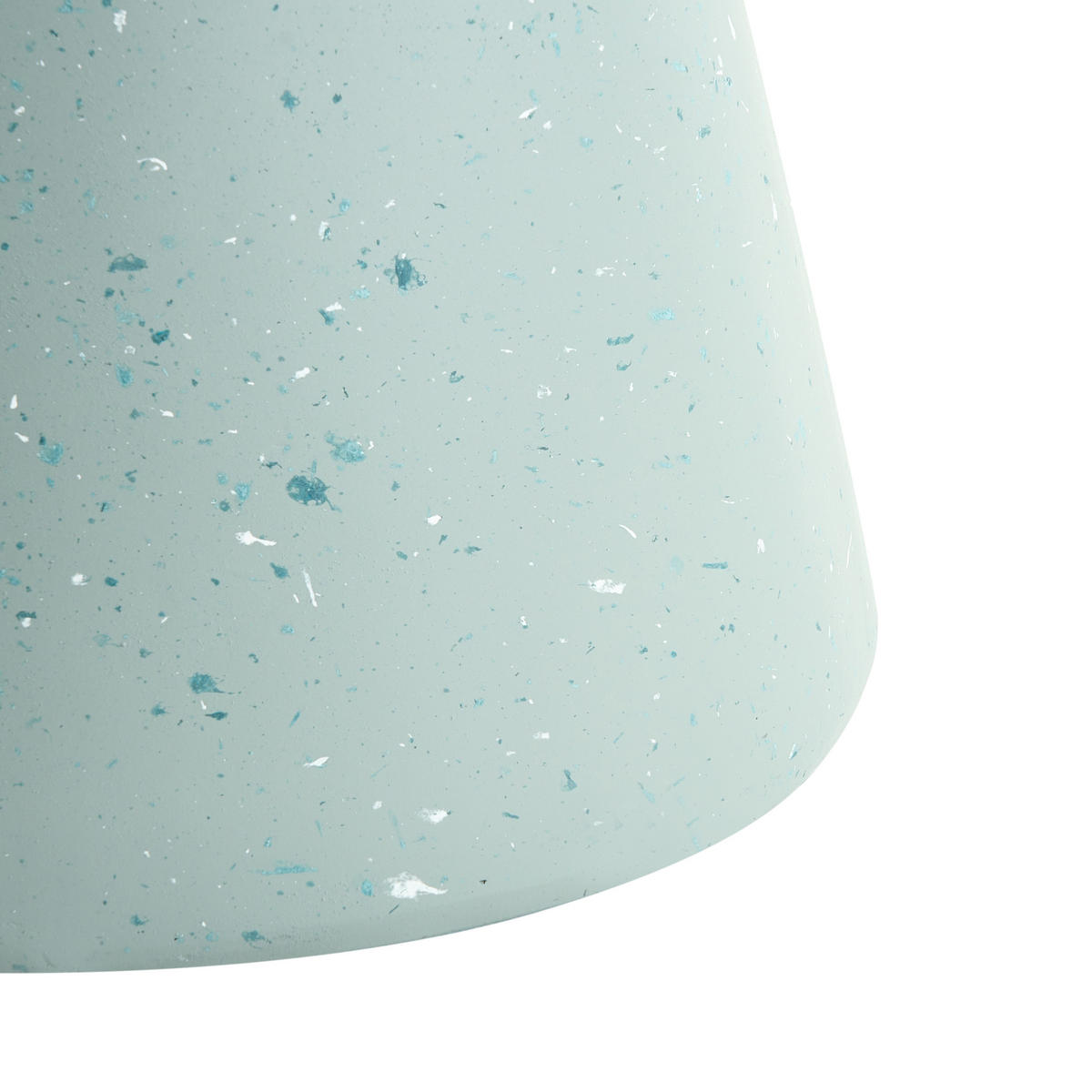 BEISTELLTISCH 45/45 cm Terrazzo Optik Terrazzo Grün Mincio - Grün, Keramik (45/45/52cm) - Beliani