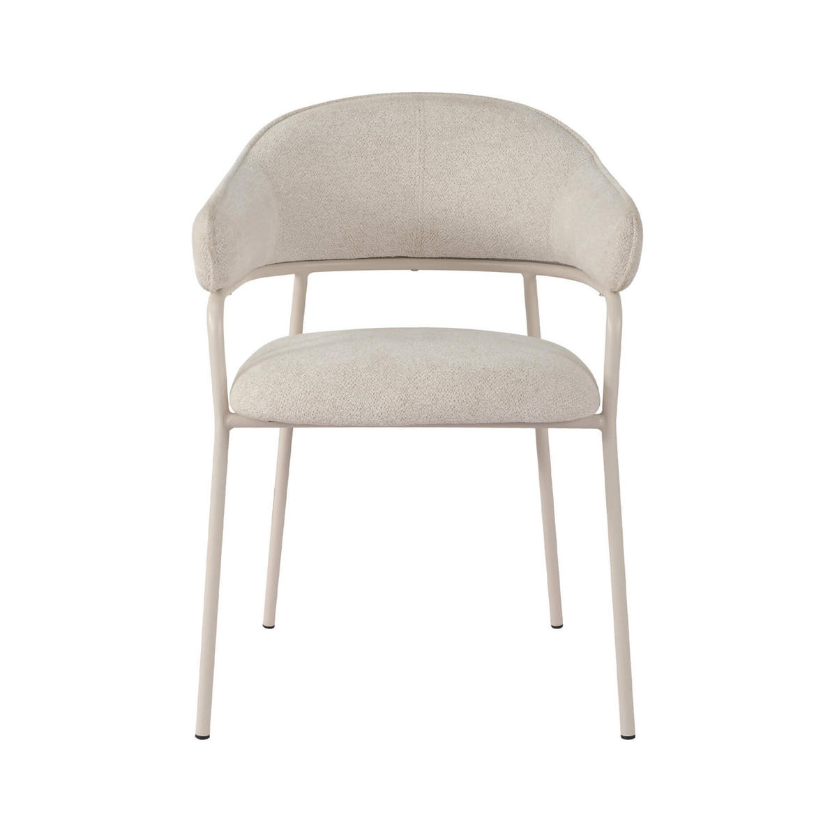 STÜHLE 2er Set Weiß 56,5/57/82,5 cm - Weiß, Textil (56.5/82.5/57cm) - Mobili Rebecca