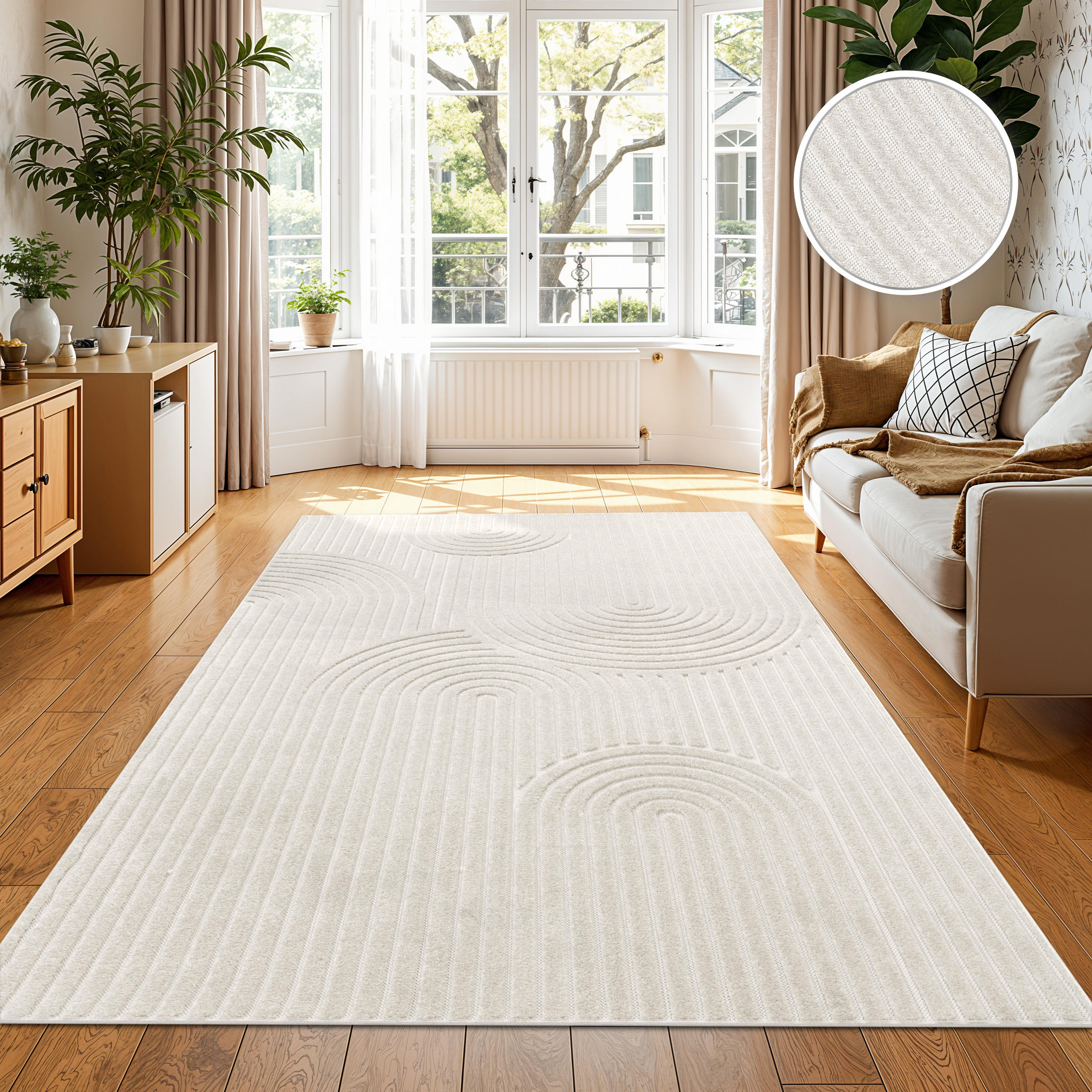 OUTDOORTEPPICH 240/340 cm Cotton 237 - Creme, Textil (240/340cm) - Paco Home