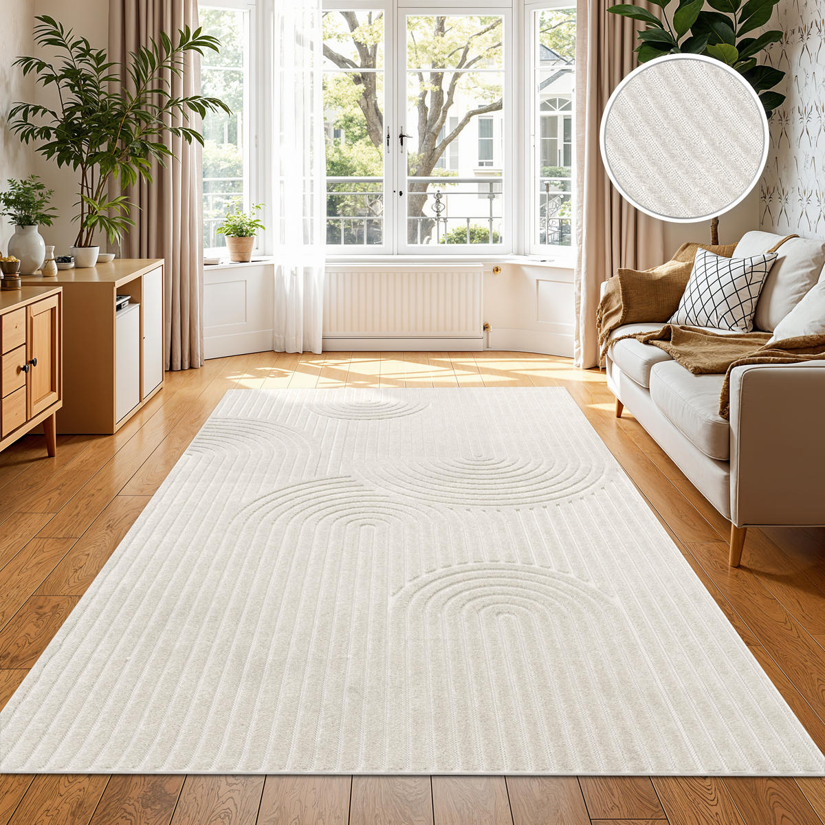 OUTDOORTEPPICH 200/290 cm Cotton 237 - Creme, Textil (200/290cm) - Paco Home