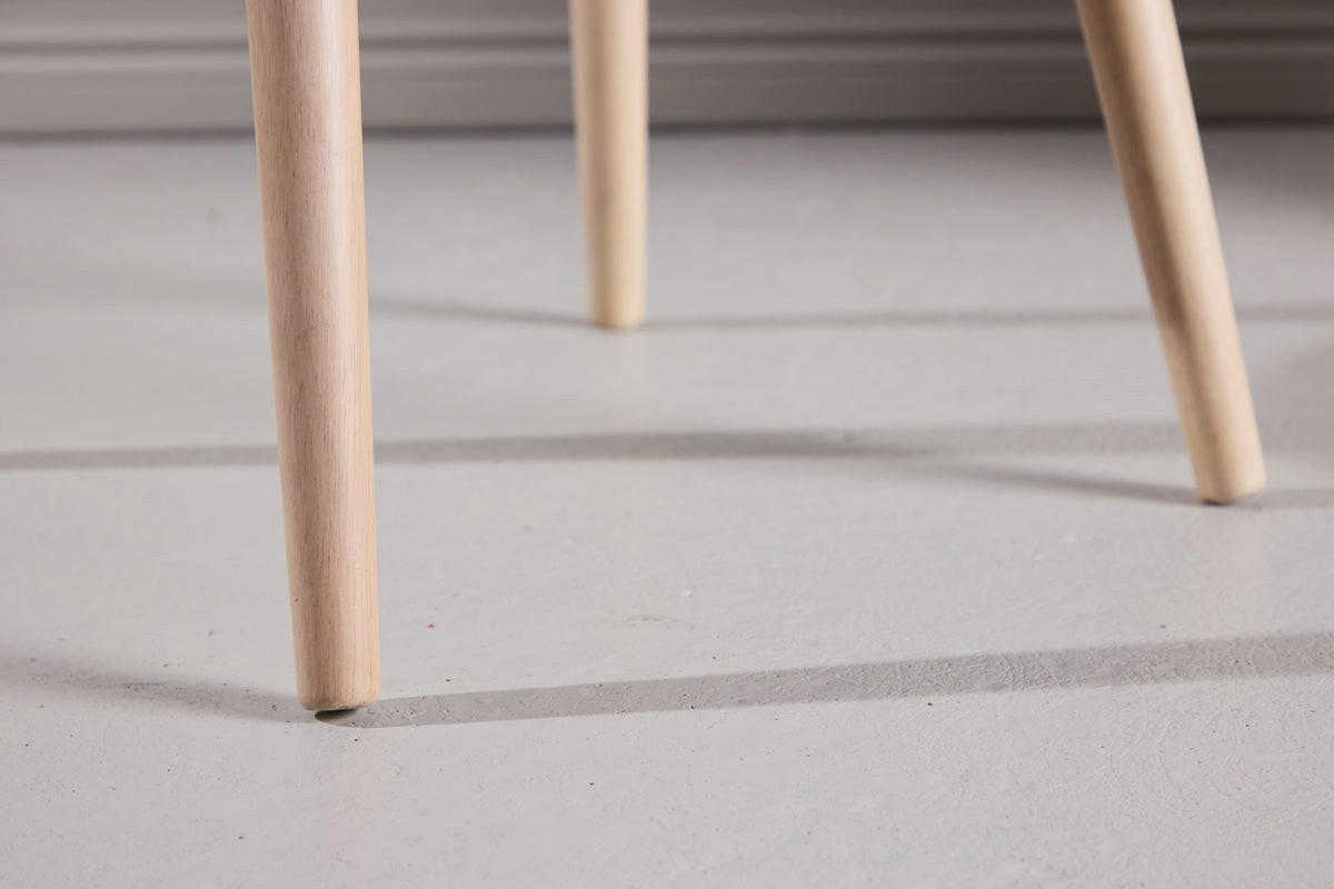 ESSZIMMERSTUHL Sena 2er Set - Beige, Holz (53/76/55cm) - kommodly