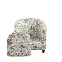 SOFA-ÜBERZUG – Einzelsitzer 65–75 cm – Hellgrün - Grün, Textil (65/55cm)