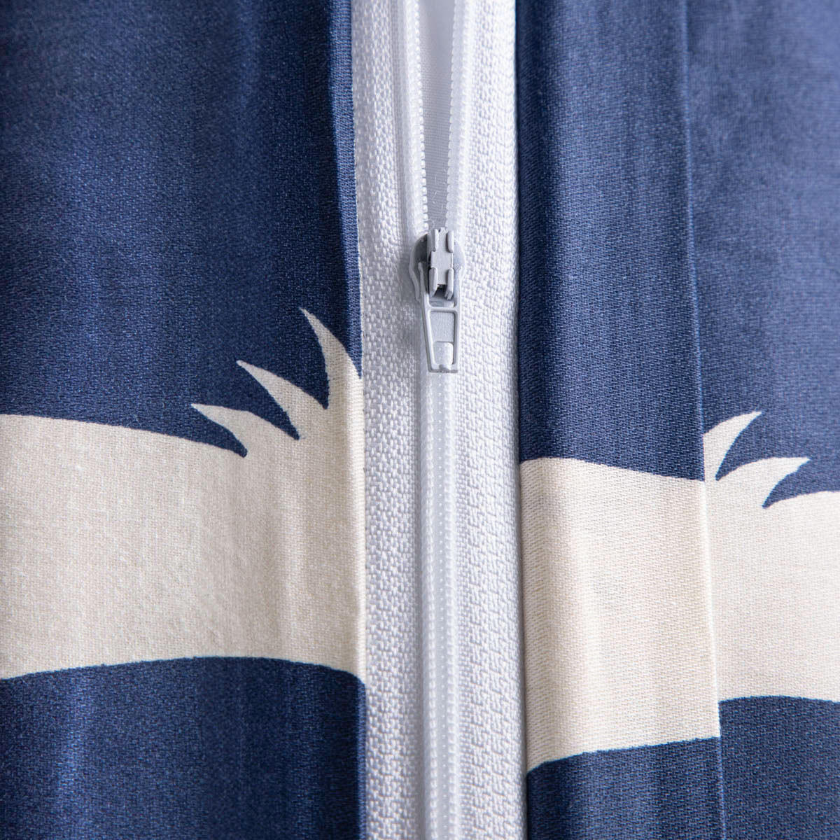 BETTWÄSCHE Devika navy blau 220/200 cm - Dunkelblau, Textil (220/200cm) - Homla