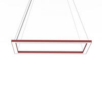 LED-HÄNGELEUCHTE - Rot, Metall (40/60/100cm) - Lumicom