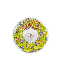 VORRATSDOSE Weihnachtsmann in Bunt - 12,5cm - Multicolor, Keramik (14/13/14.3cm) - Blond Amsterdam