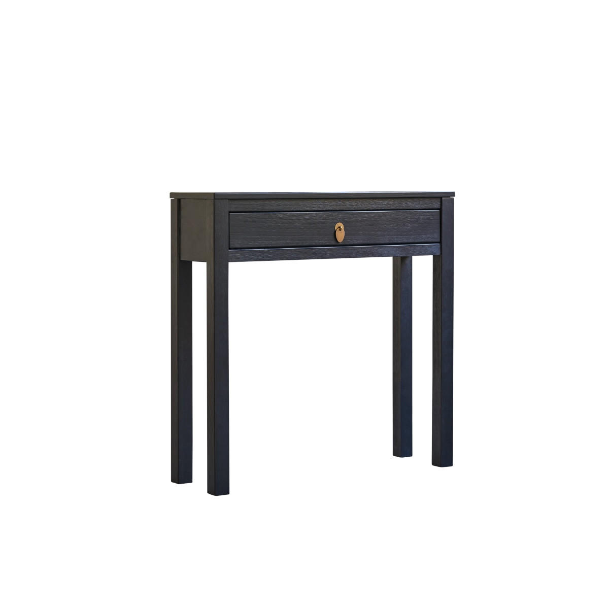 KONSOLENTISCH Zenaka Schwarz aus Pinie - Schwarz, Holz (25/80/80cm) - Tikamoon