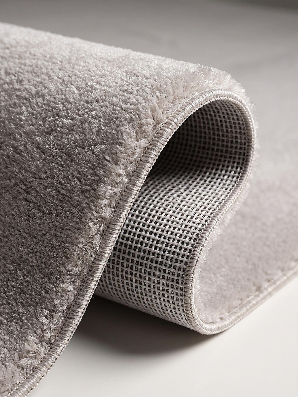 HOCHFLORTEPPICH Antirutsch Uni ALDAN Polyester Beige 80 x 150 cm - Beige, Textil (80/150cm) - KADIMA DESIGN