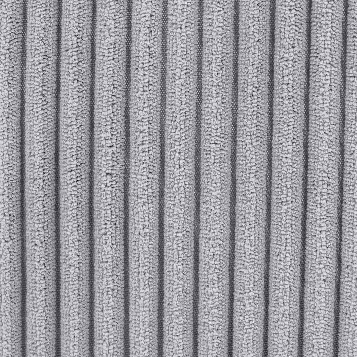 SITZSACK Sofa mit Sessel und rundem Hocker Cecilia - Grau, Textil (160/35/93cm) - icon