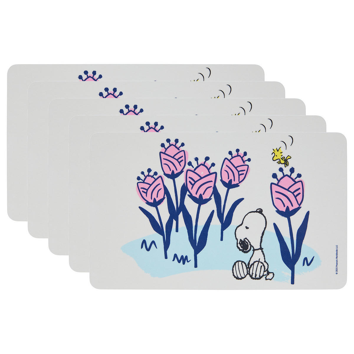 FRÜHSTÜCKSBRETTCHEN (5er Set) Peanuts - Multicolor, Kunststoff (14/23cm) - Butlers