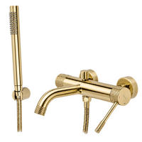 WANNENARMATUR Rea Venti Gold - Goldfarben, Metall (10/10/23cm) - REA
