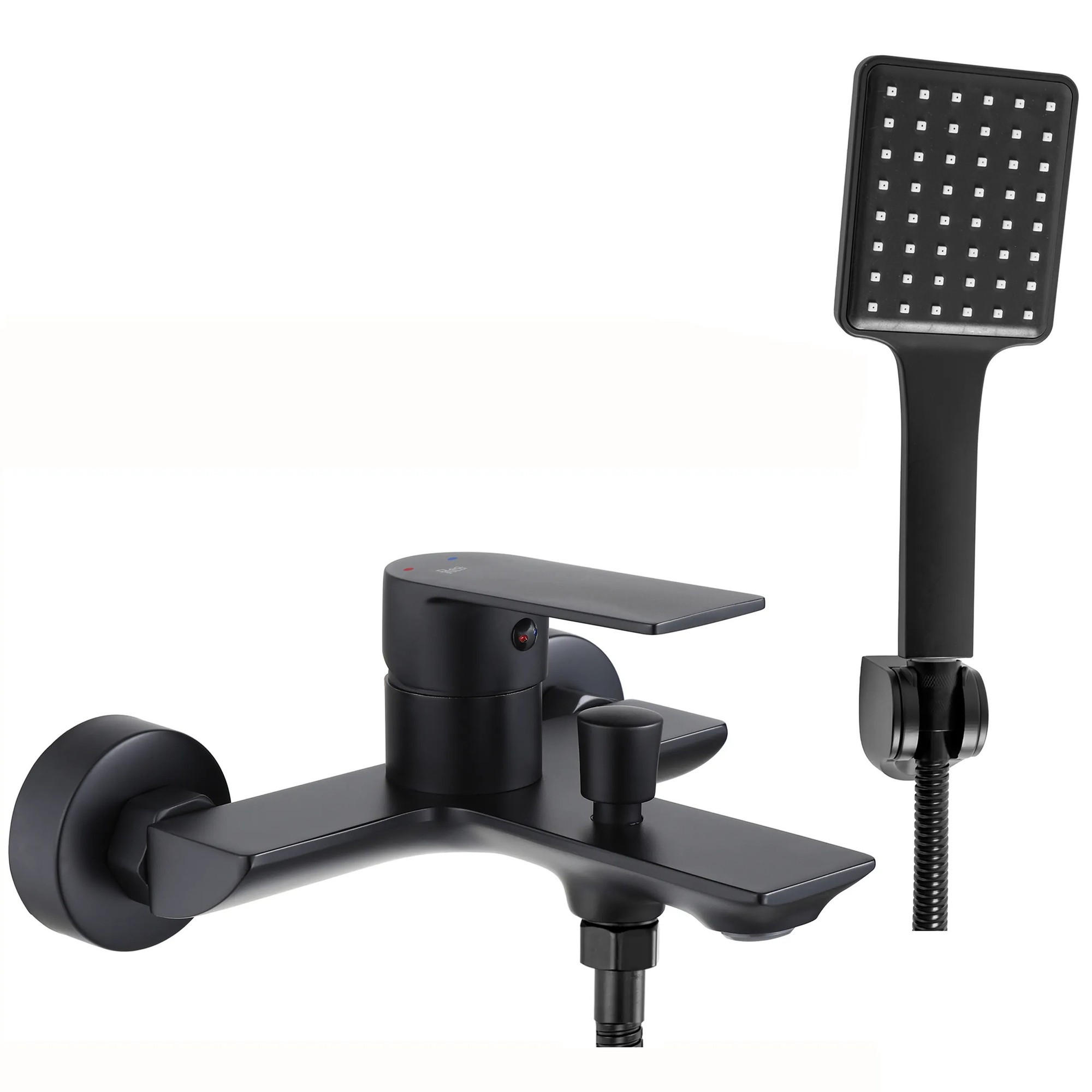 WANNENARMATUR Rea Urban Black - Schwarz, Metall (18/10/19cm) - REA