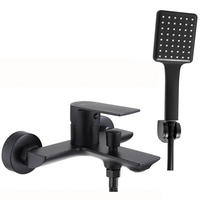 WANNENARMATUR Rea Urban Black - Schwarz, Metall (18/10/19cm) - REA