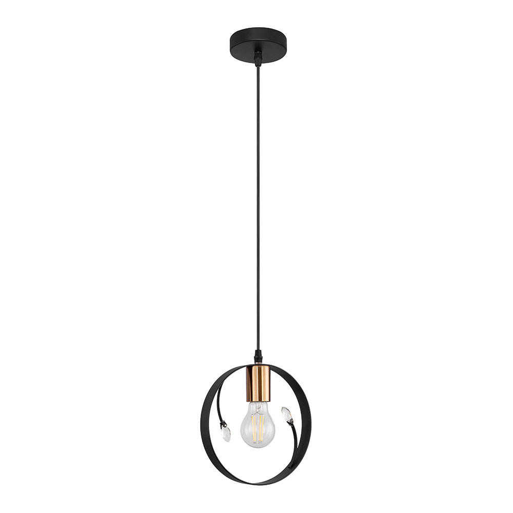 XXXLutz Pendelleuchte Schwarz 20x150x20 cm