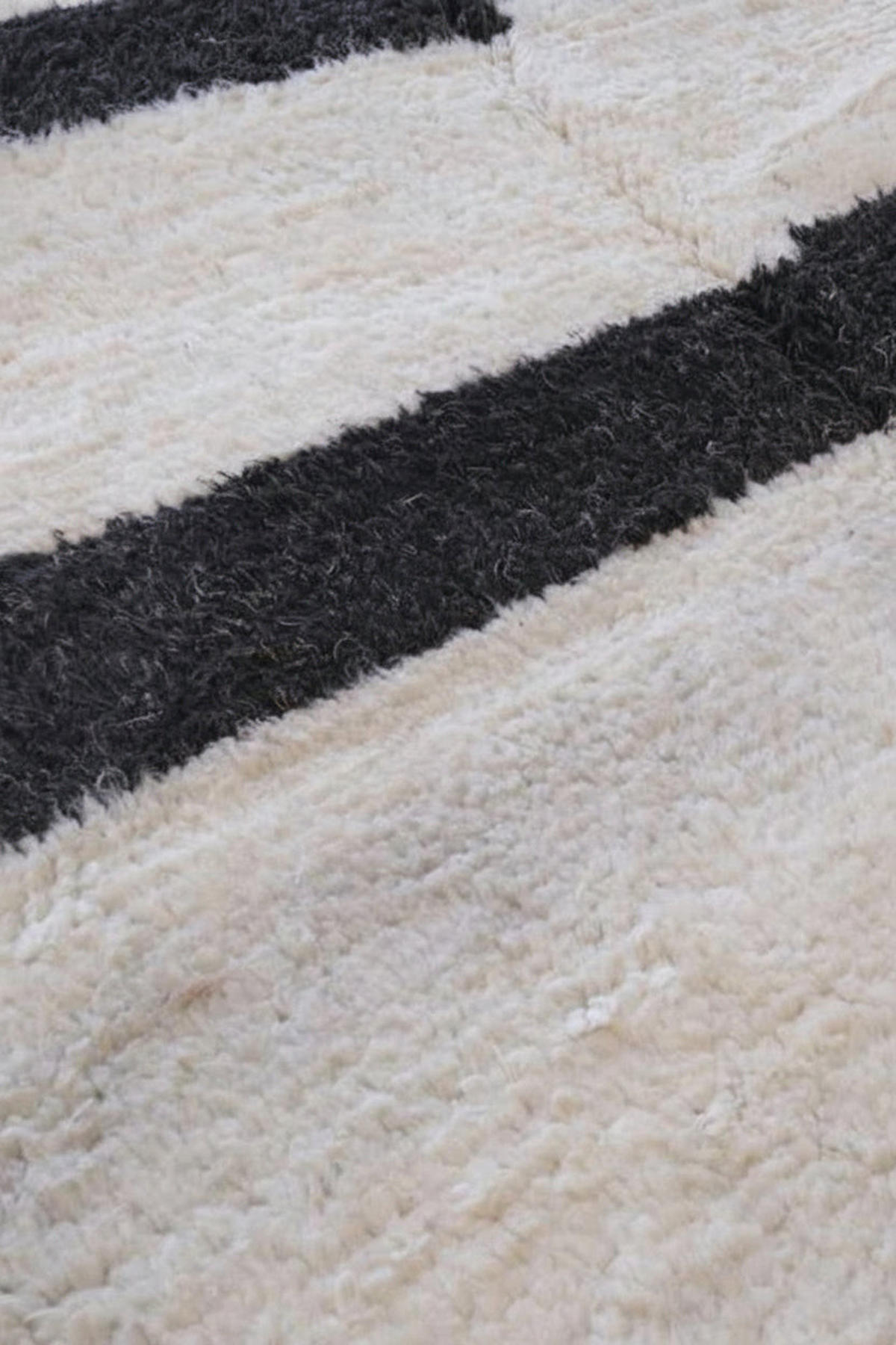 BERBERTEPPICH aus reiner Wolle 141x 240 cm - Weiß, Naturmaterialien (141/240cm) - AFK Living
