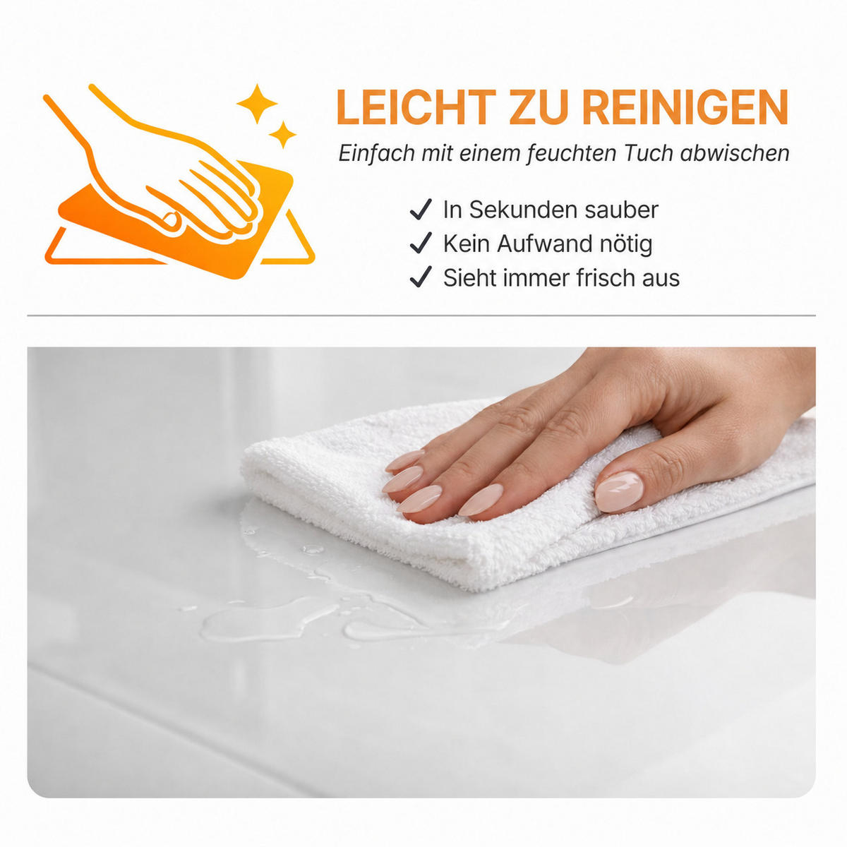 ESSTISCH Ausziehbar 120-160 cm Weiß glänzend - Weiß Hochglanz, Holzwerkstoff (160/80/75cm) - Home Collective