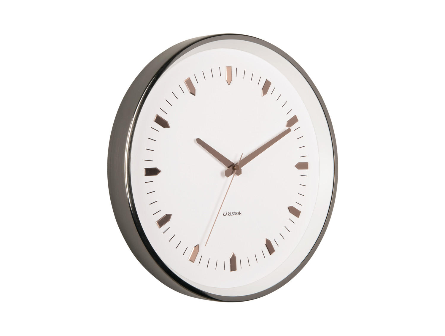 WANDUHR Arrow Batons Gun metal Ø35 cm - Braun, Metall (35/35/4.5cm) - Karlsson
