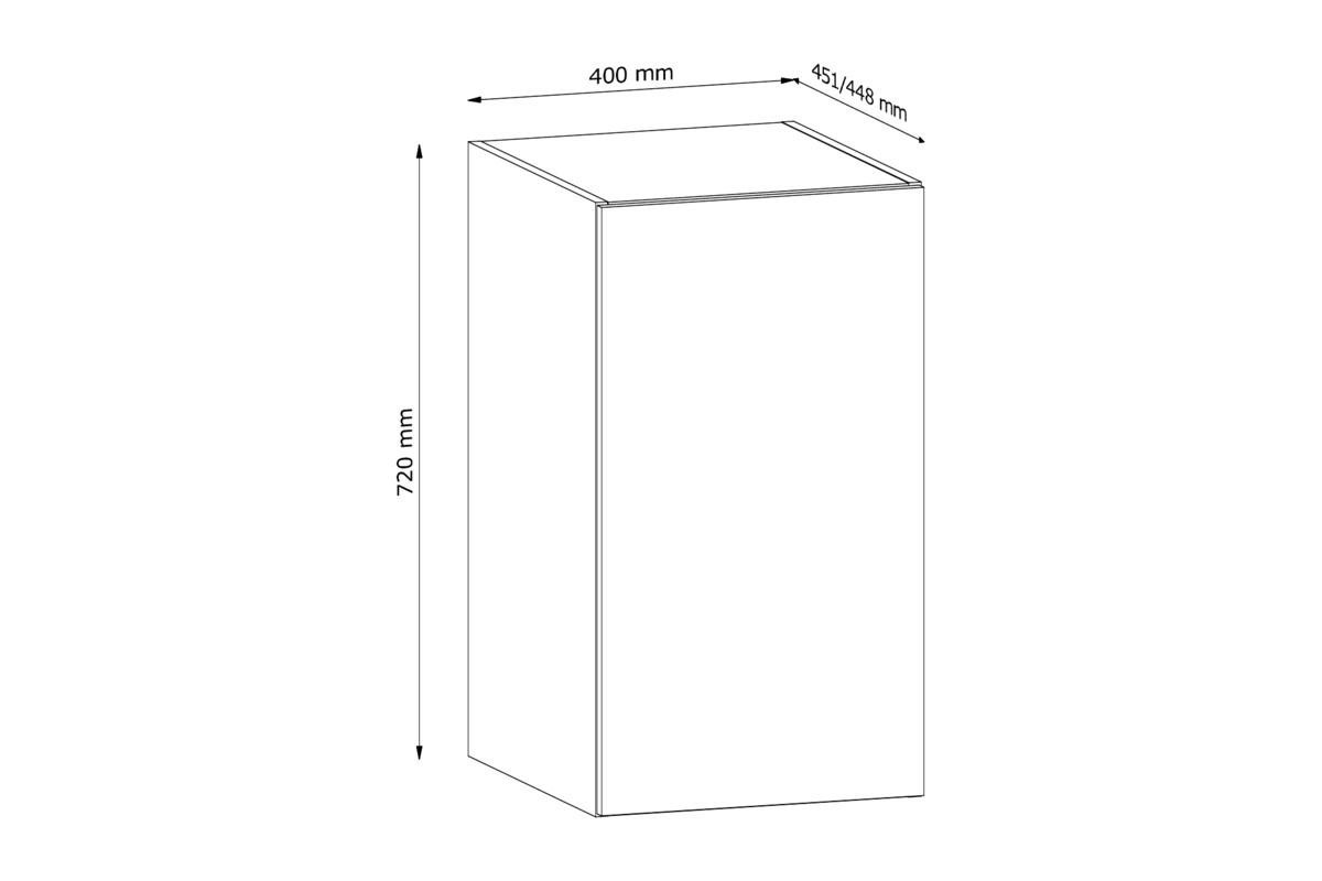 HÄNGESCHRANK 40 cm – Nexa G40G – Beige - Beige, Holzwerkstoff (40/72/45cm) - ROYAL24_MARKT