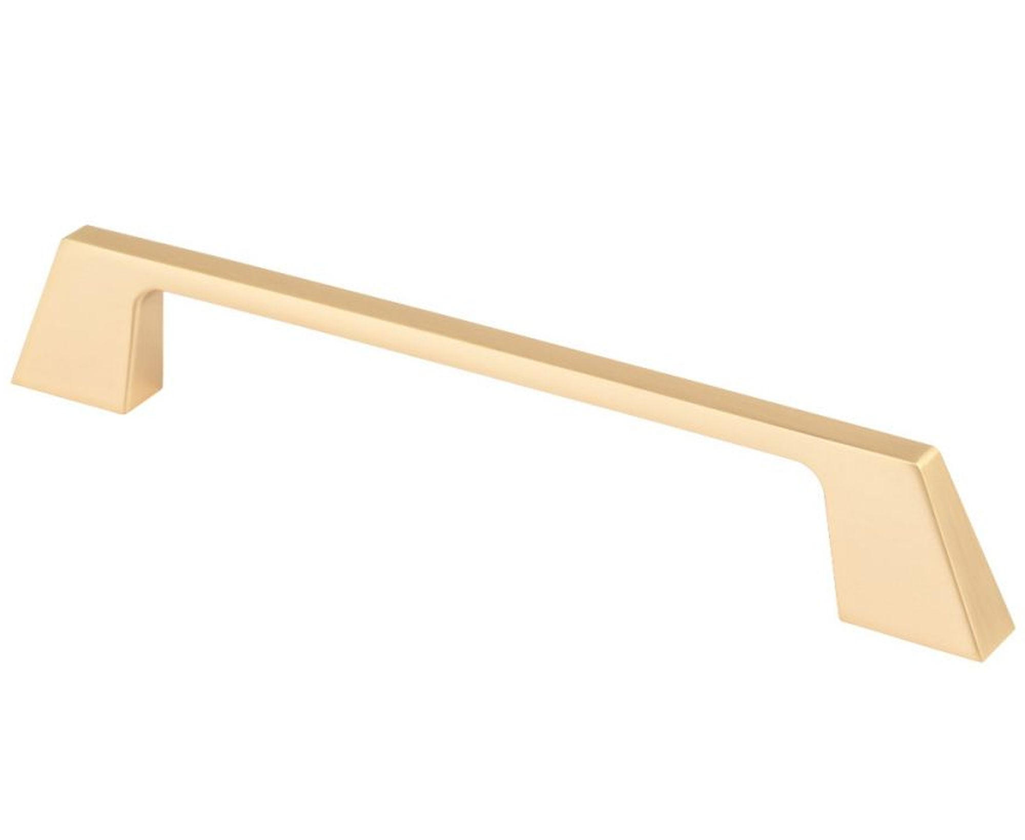 MÖBELGRIFF BA 160mm, Küchengriff Goldfarbig matt, Türgriff Stilo - Goldfarben, Metall (0.8/3/18.5cm)
